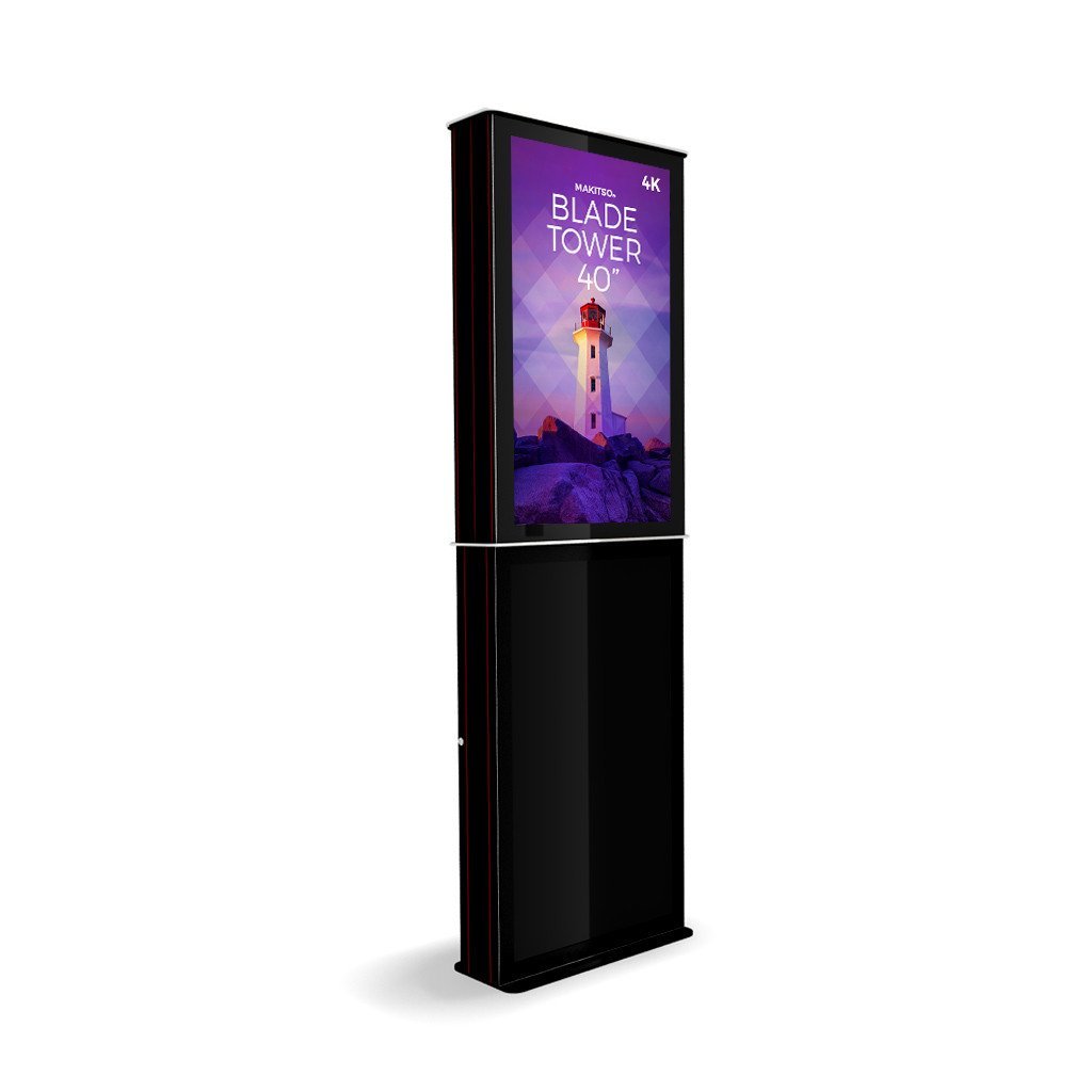 Makitso Blade Tower 40 - 4K Digital Signage Kiosk - Image 4