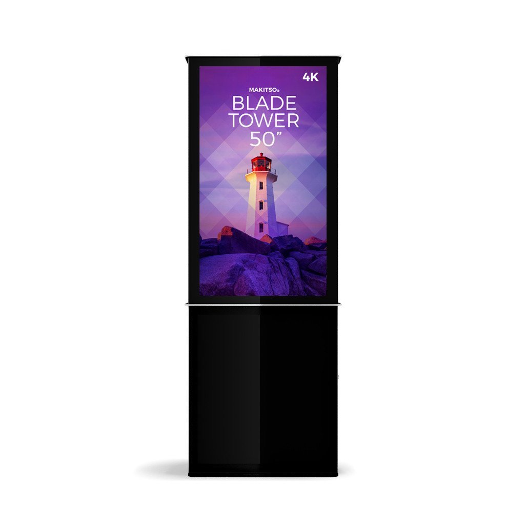 Makitso Blade Tower 50" - 4K Digital Signage Kiosk - Image 3