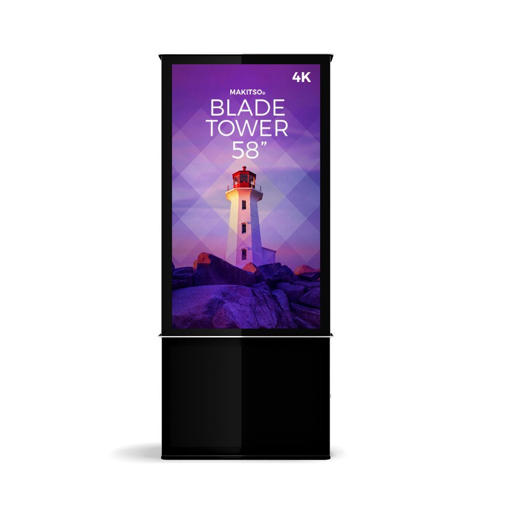 Makitso Blade Tower 58 - 4K Digital Signage Kiosk - Image 3