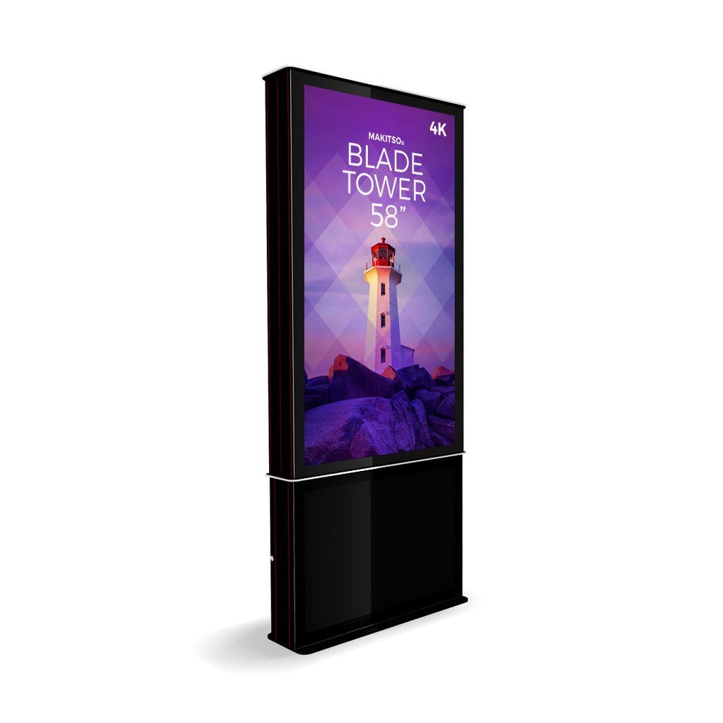Makitso Blade Tower 58 - 4K Digital Signage Kiosk - Image 4