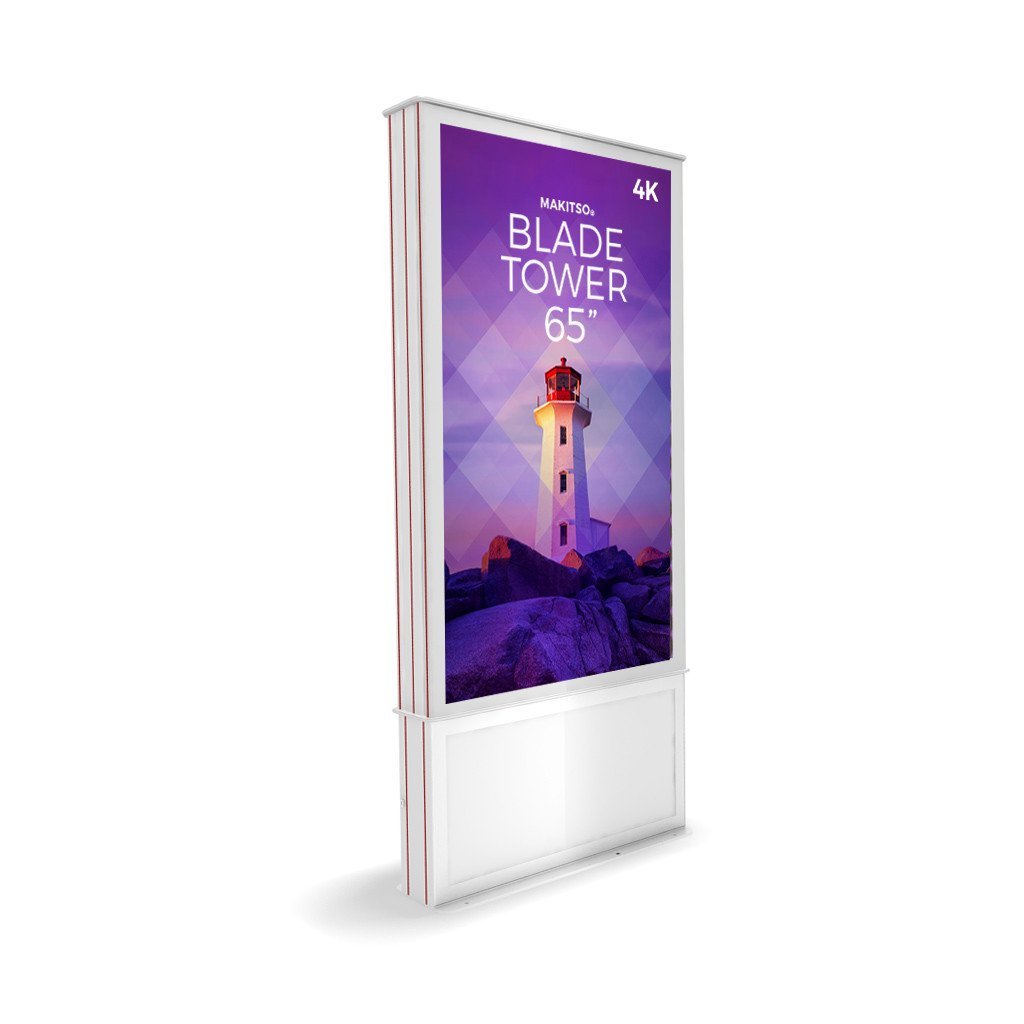 Makitso Blade Tower 65 - 4K Digital Signage Kiosk