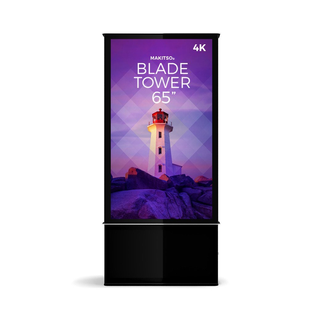 Makitso Blade Tower 65 - 4K Digital Signage Kiosk - Image 3