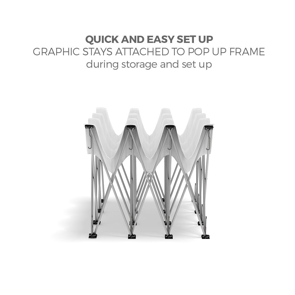 OneFabric 5ft Straight Tabletop Display - Image 5