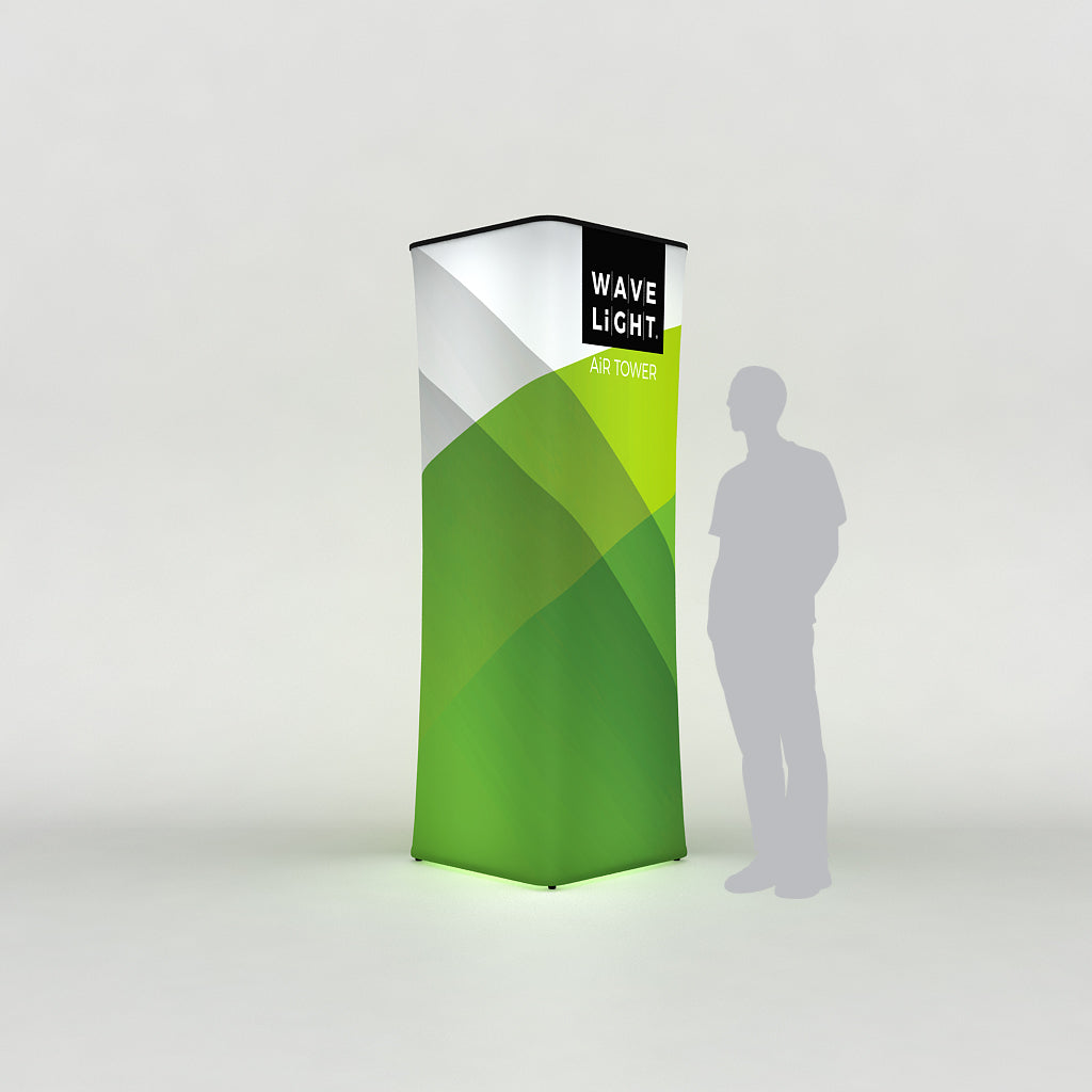 WaveLight® Air Backlit Inflatable Square Tower - 2m h - Image 4