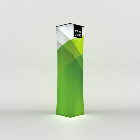 WaveLight® Air Backlit Inflatable Square Tower - 3m h
