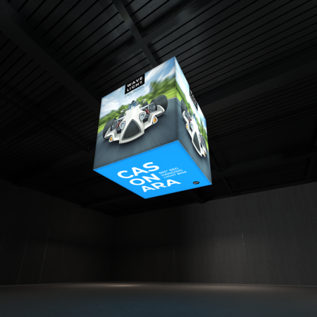 WaveLight® Casonara Blimp Cube 360º Hanging Light Box - 200L