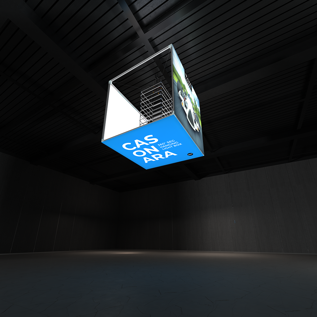 WaveLight® Casonara Blimp Cube 360º Hanging Light Box - 200L - Image 3