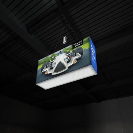 WaveLight® Casonara Blimp Rectangle 360º Hanging Light Box - 200M