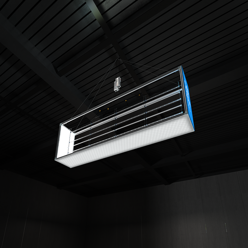 WaveLight® Casonara Blimp Rectangle 360º Hanging Light Box - 300M - Image 3