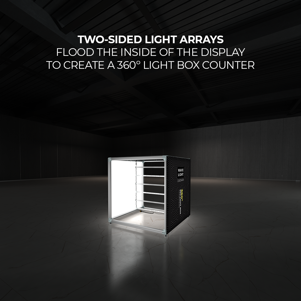 WaveLight® Casonara SEG Light Counter Display - 100L - Image 3