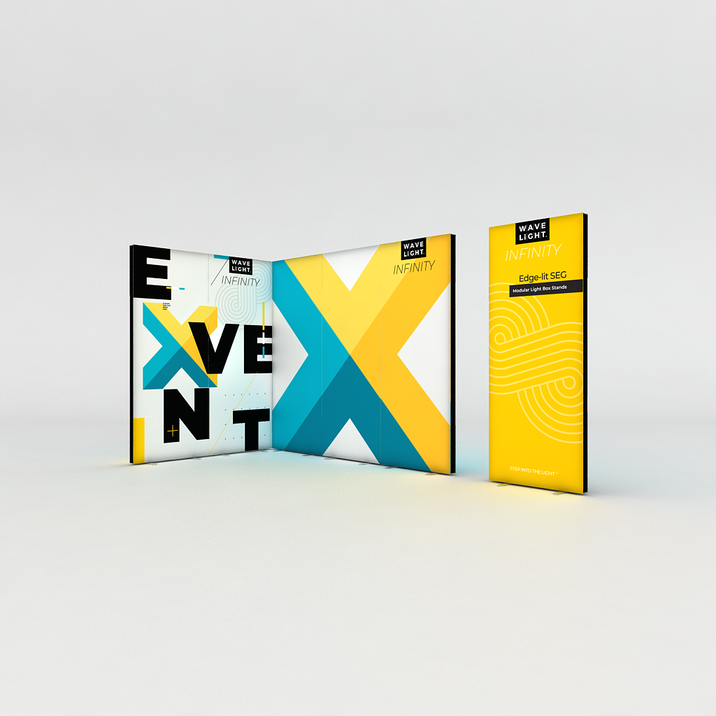 WaveLight® Infinity LED Light Box Display Stands for Events - Image 6