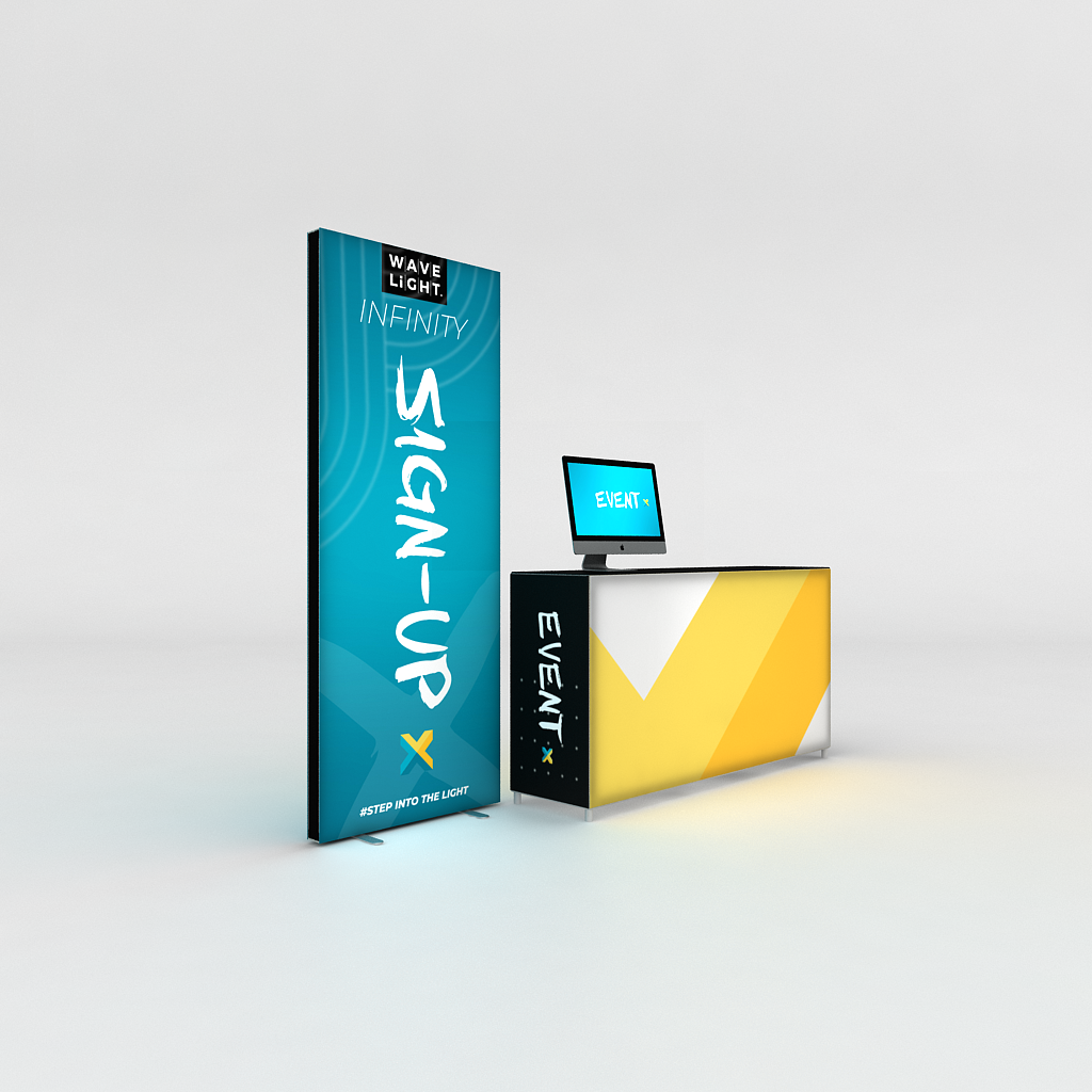 WaveLight® Infinity LED Light Box Display Stands for Events - Image 10