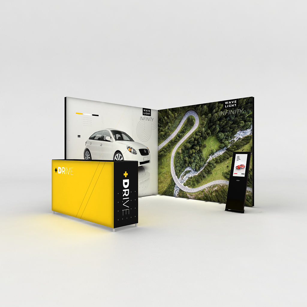 WaveLight® Infinity LED Light Box Display Stands for Showrooms - Image 6