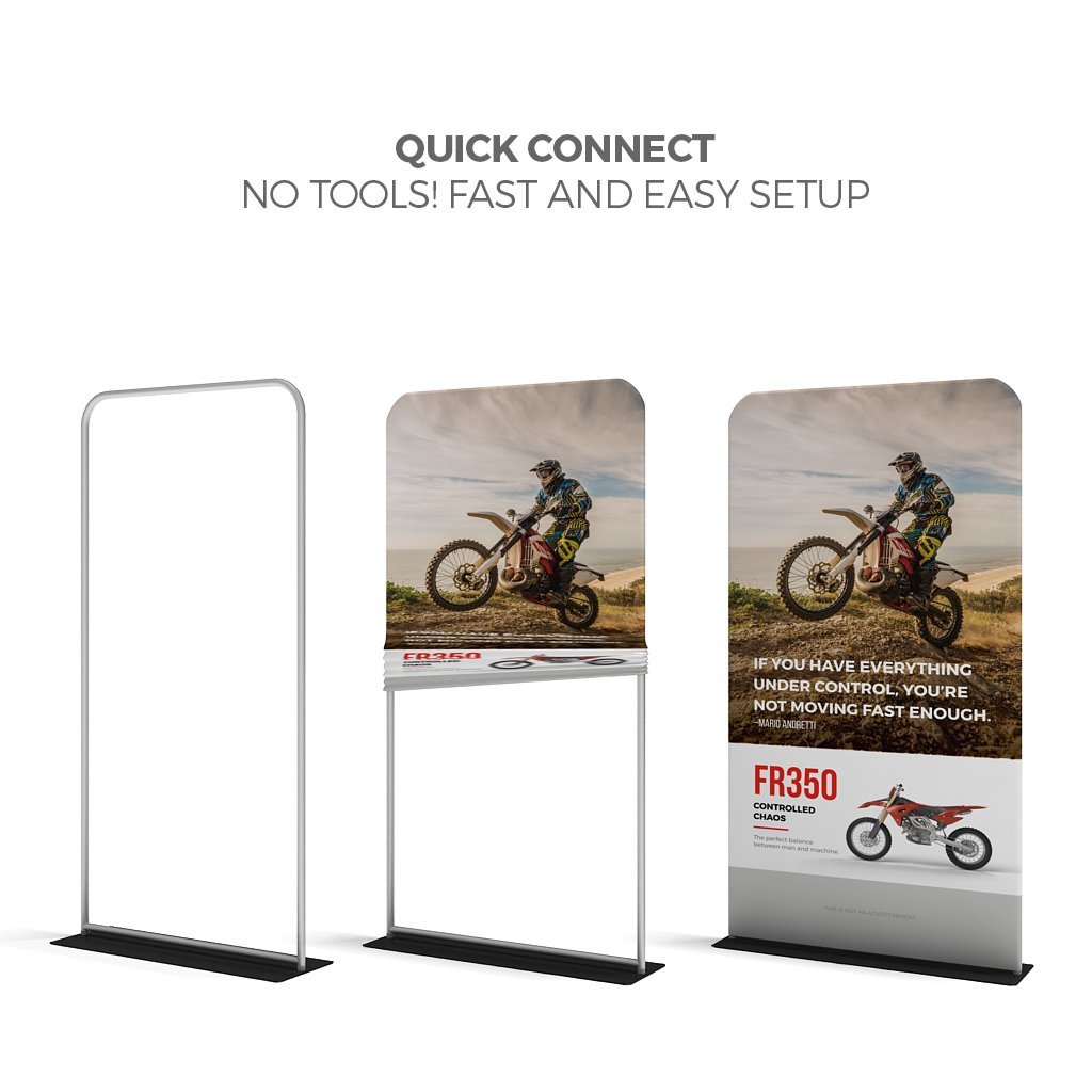 WaveLine Banner Stand - 48x116 - Image 4