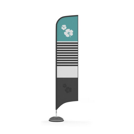 WaveLine® Bowhead Flag XL - 15' Indoor Bowhead Flags