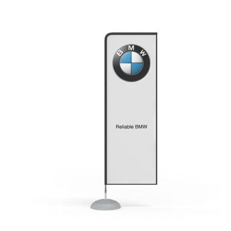 WaveLine® FlagStand Large - 13' Indoor Advertising Flags