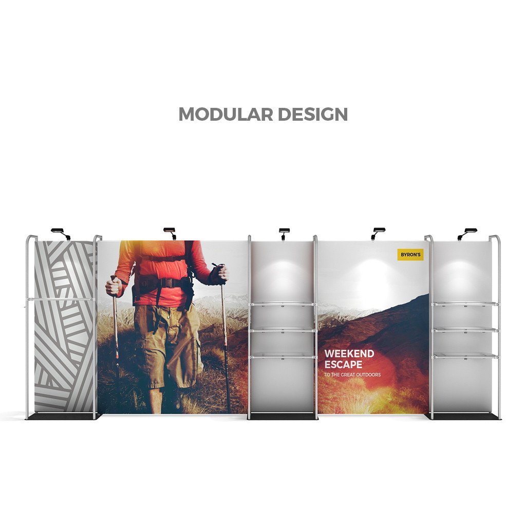 WaveLine® Merchandiser Modular Pop Up Store