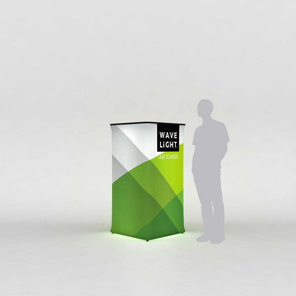 WaveLight Air Backlit Inflatable Square Tower - 1500mm h - Image 4